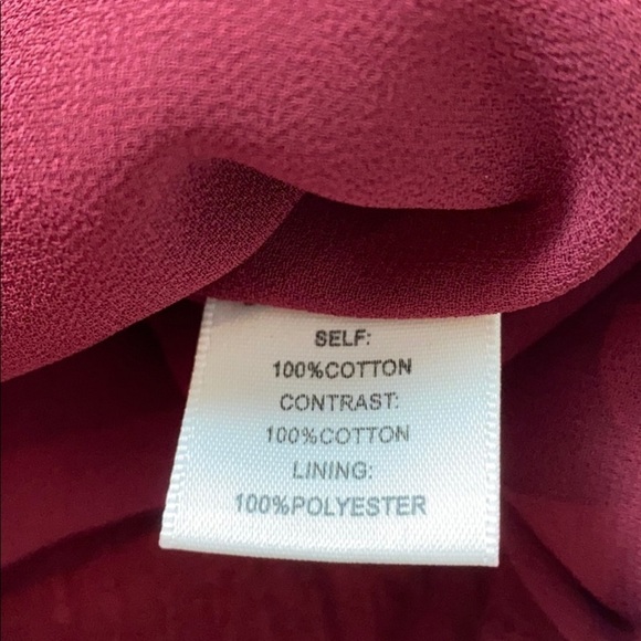 ALTAR’D STATE Burgundy Crochet Lace Flowy Dress Medium Boho Bohemian Fall - Picture 8 of 8